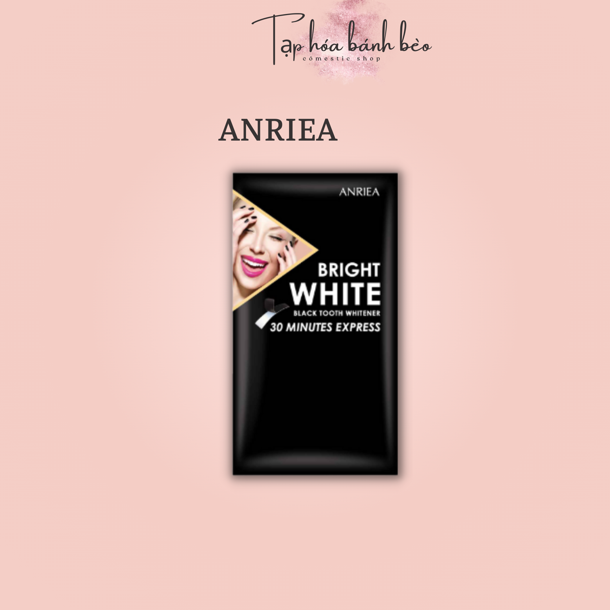 💖Miếng dán trắng răng Anriea - Miếng lẻ dùng thử