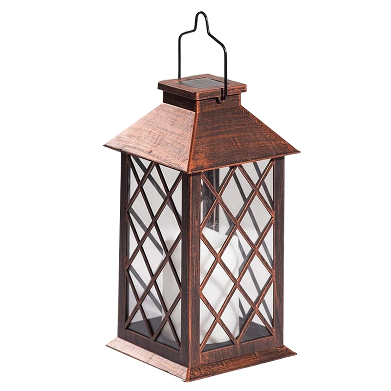 Bảng giá Solar Lantern,Outdoor Garden Hanging Lantern LED Flickering Flameless Candle Lights for Table,Outdoor,Party Decorative