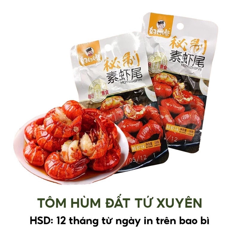 Tôm hùm đất tẩm vị ăn liền 18g - ăn vặt 492