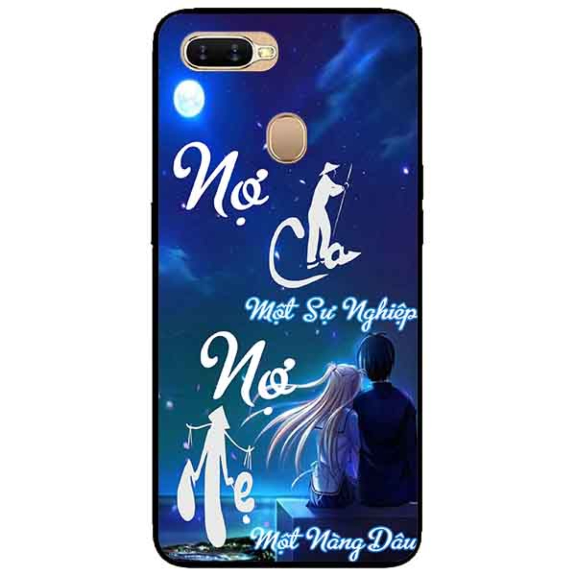 [HCM]Ốp lưng in cho Oppo A7/ A5s Mẫu Nợ Cha Nợ Mẹ