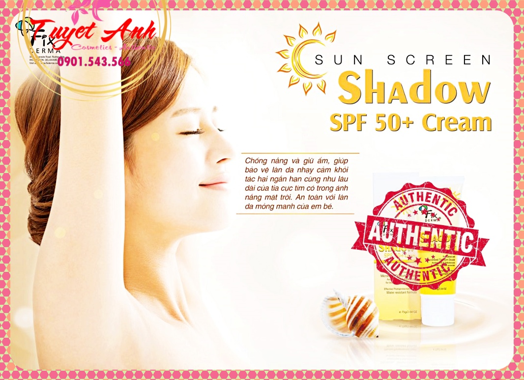 Fixderma Shadow SPF 30+ 50+ (75g) - Kem và gel chống nắng