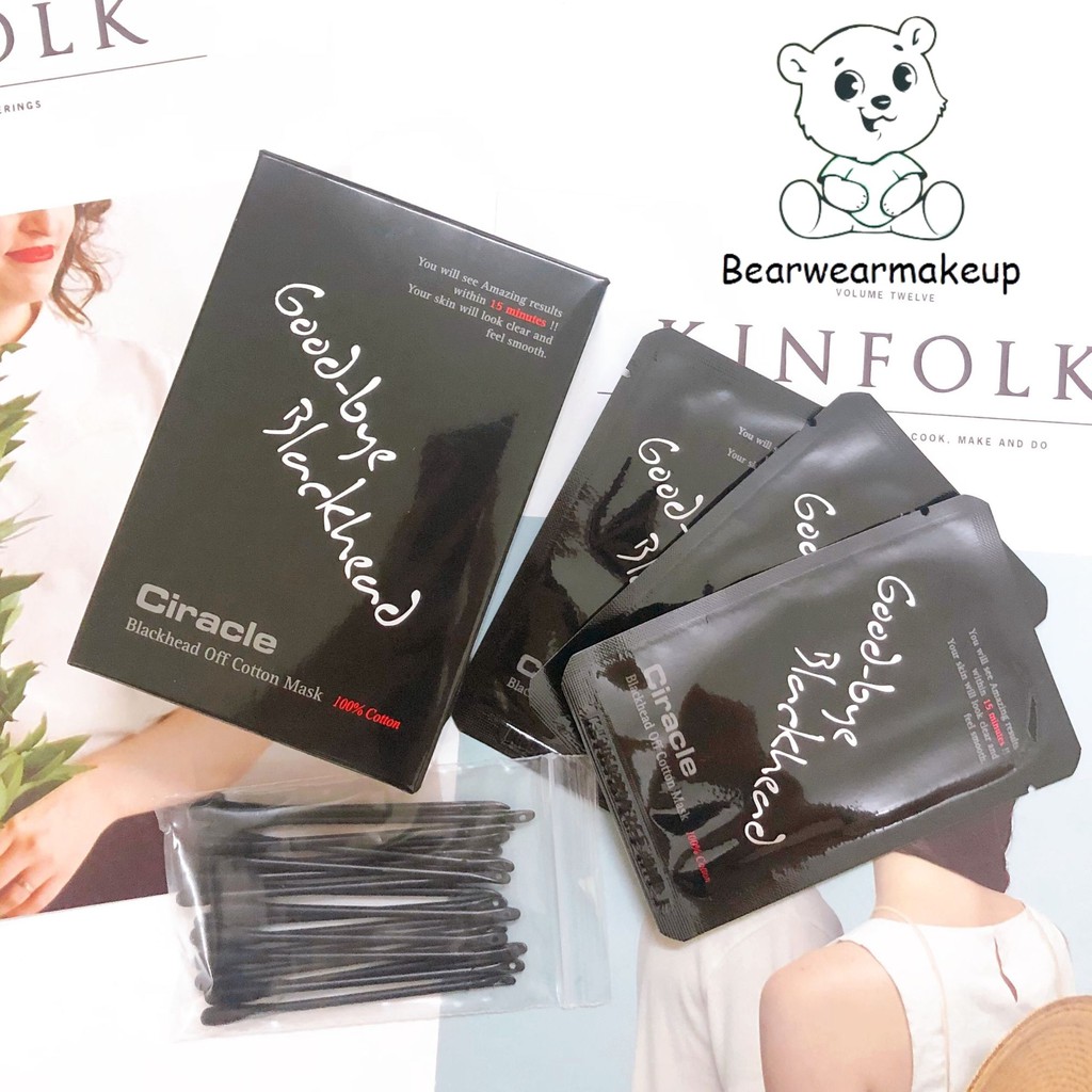Hộp 20 Miếng Dán Lột Mụn Đầu Đen Goodbye BlackHead Ciracle