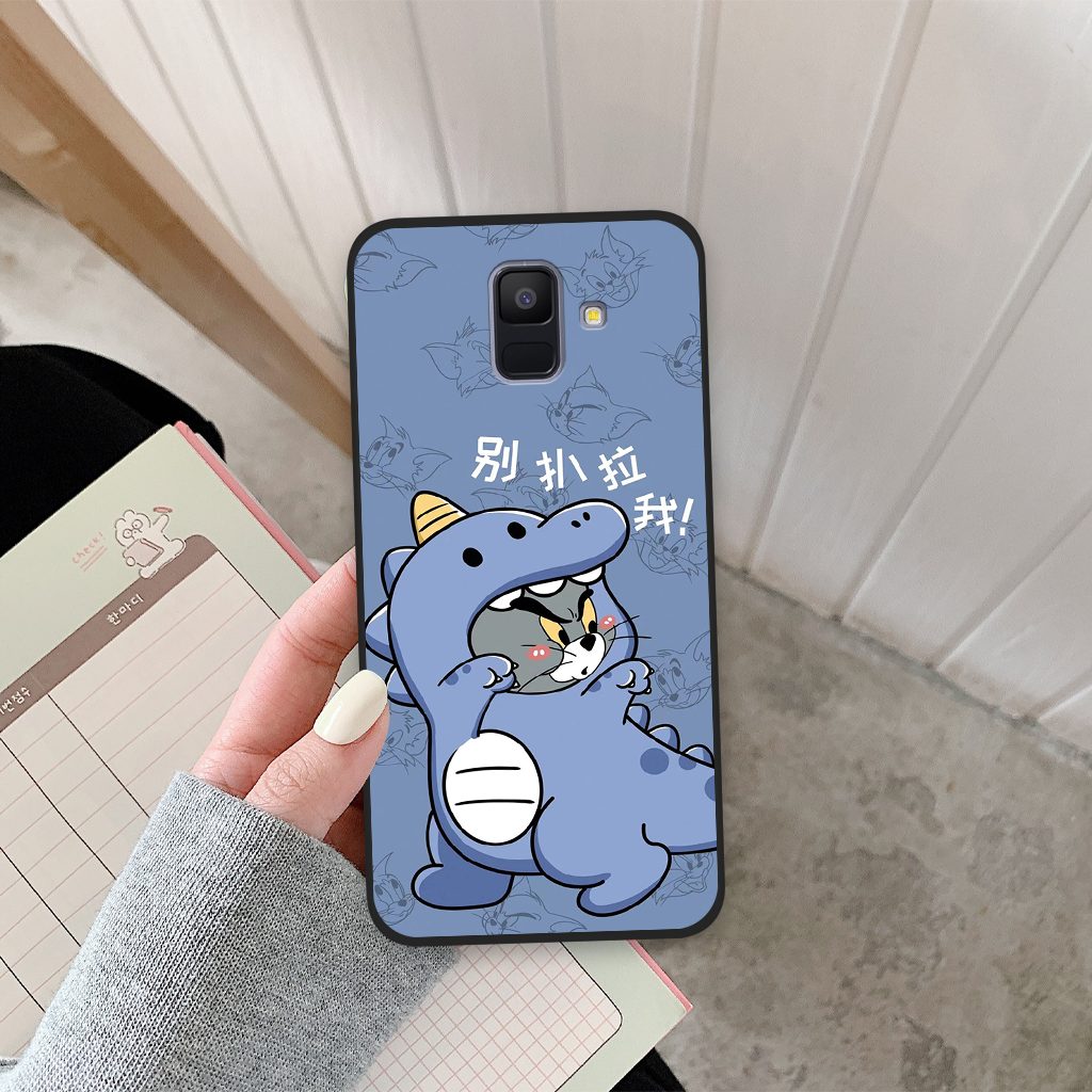 Ốp lưng samsung galaxy a6 2018 / a6+ / a6 plus hình cặp đôi, couple hoạt hình dễ thương