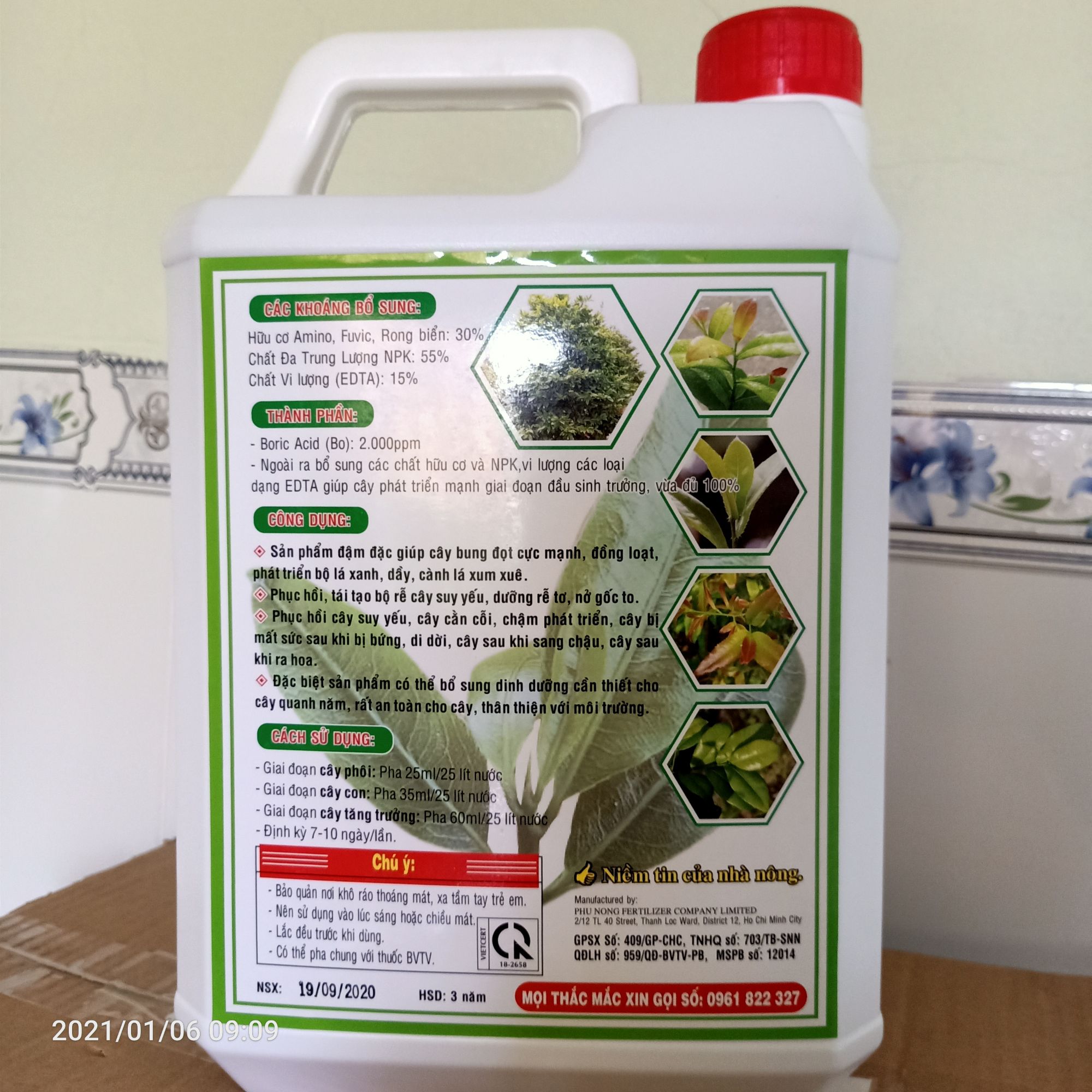 KÍCH ĐỌT RA RỄ bình 5 lít