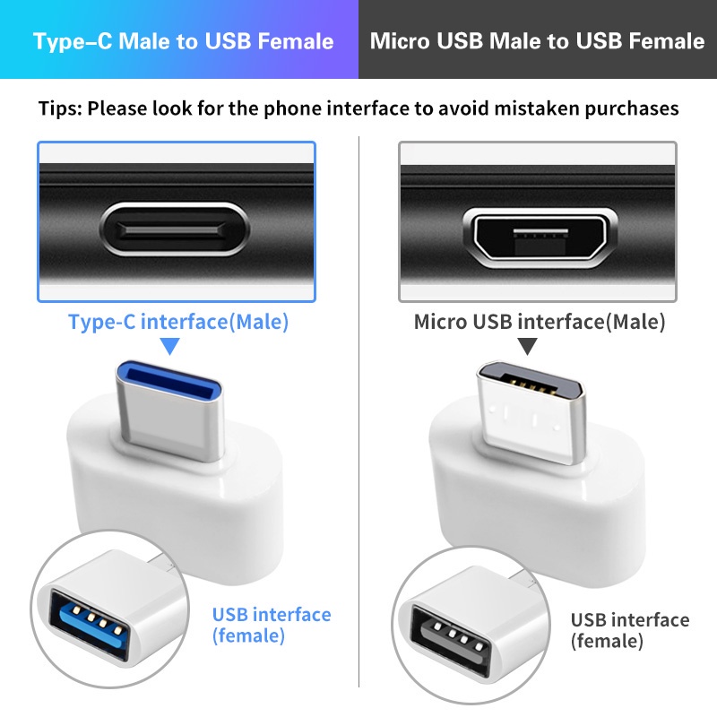 Jack chuyển đổi otg type-c android sang usb – jack cáp otg type-c