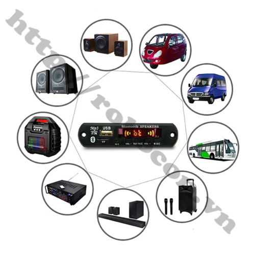 MODULE MẠCH GIẢI MÃ MP3 + FM + BLUETOOTH 5.0 5VDC JQ D098BT