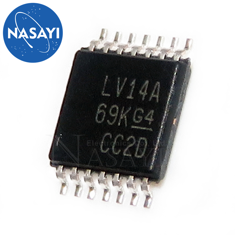 10pcs sn74lv14apwr sn74lv14 lv14a tssop-14