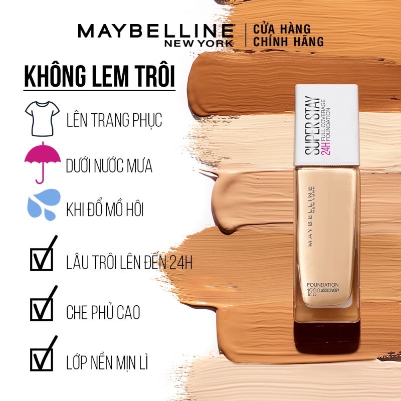 Kem nền lâu trồi long lasting Loreal paris