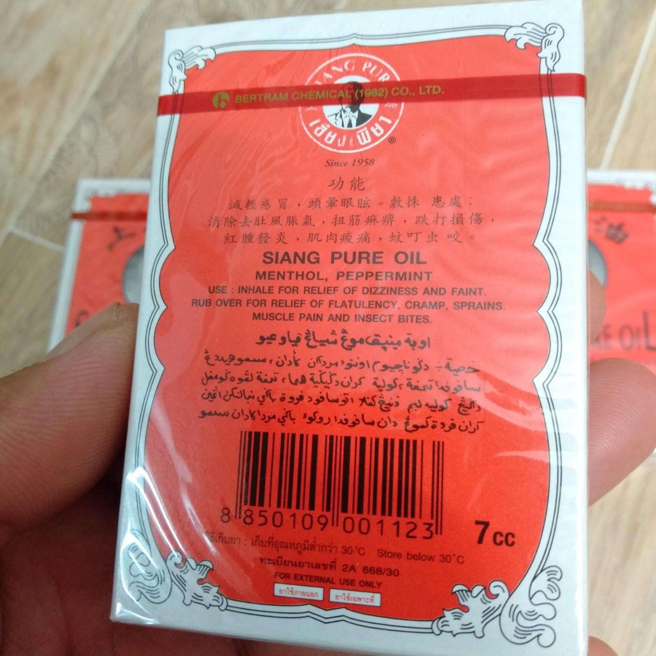Combo 12 chai lớn 7ml Dầu nước vàng Thái Siangpure