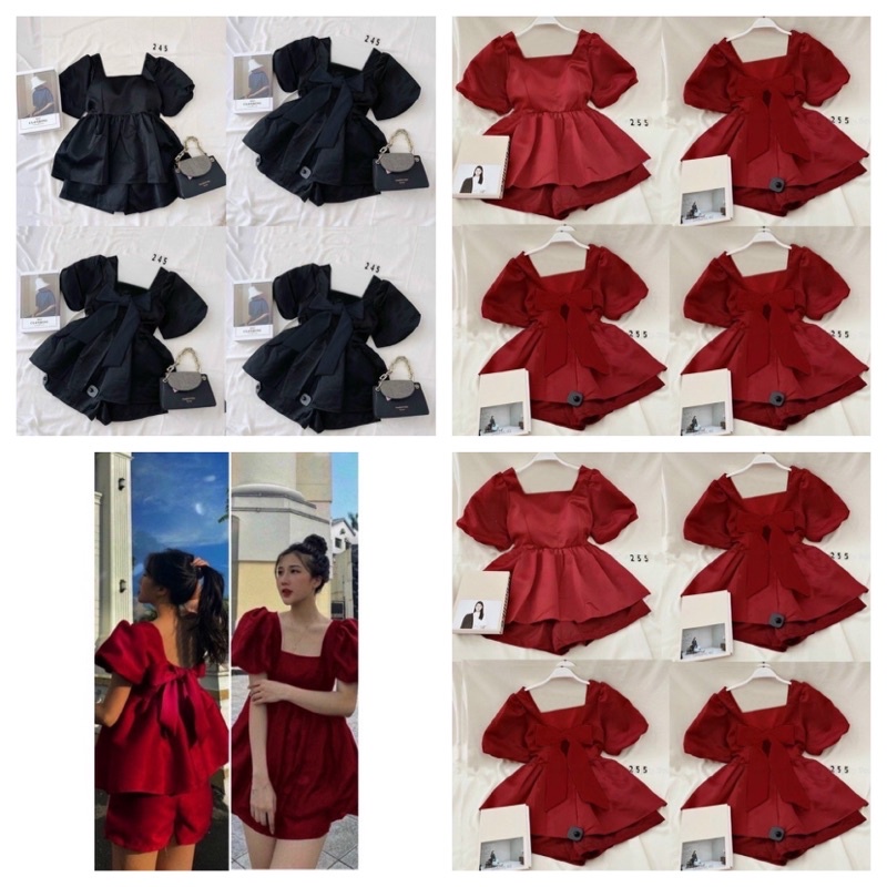 Sét sort nơ bigsize siêu xinh 55-90ký ( SR319)