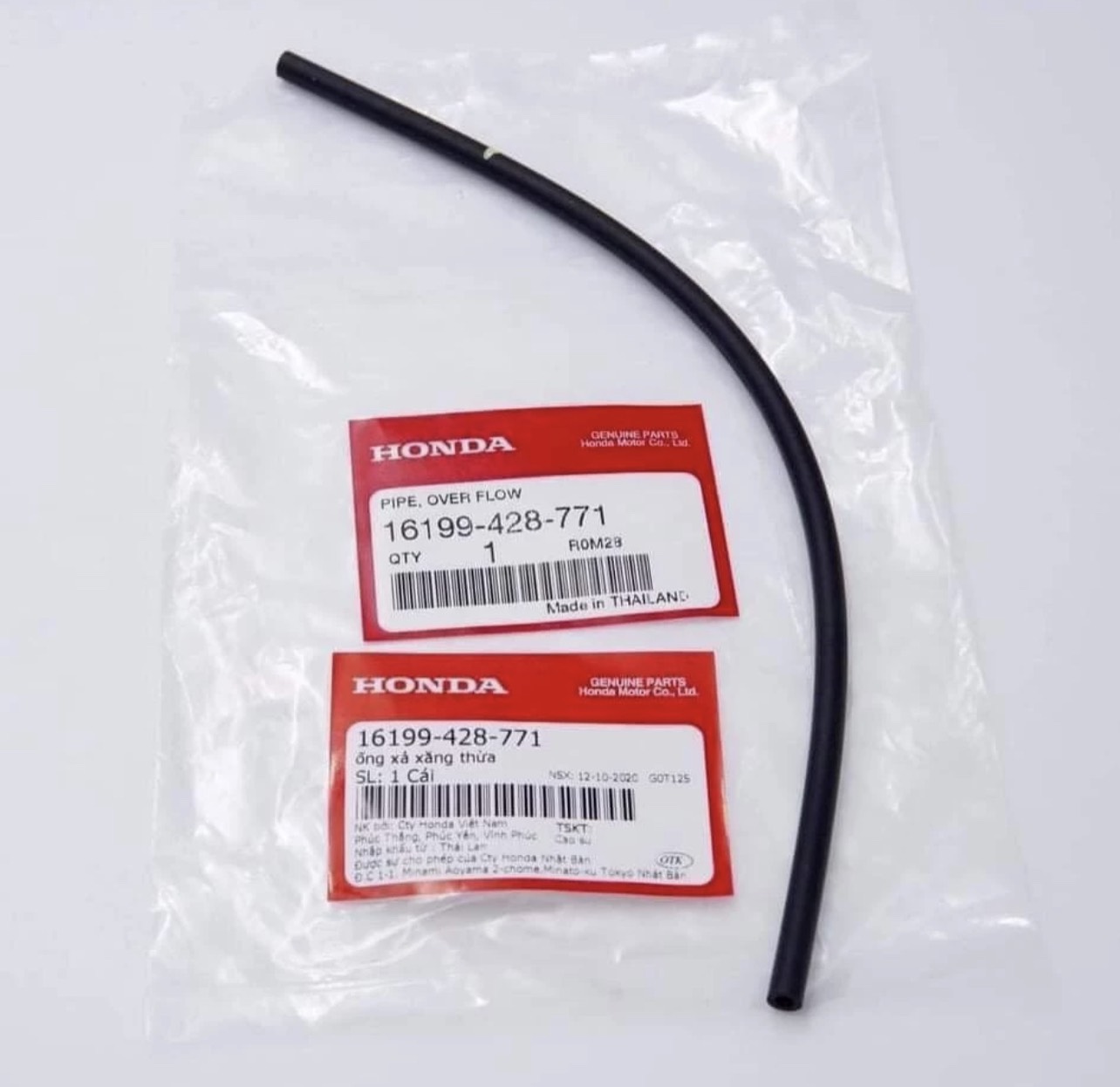 Ống xả xăng thừa Honda