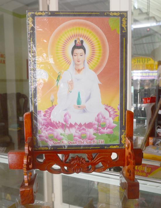 [HCM]Khung gỗ tăng giảm chạm khắc đặt hình thờ