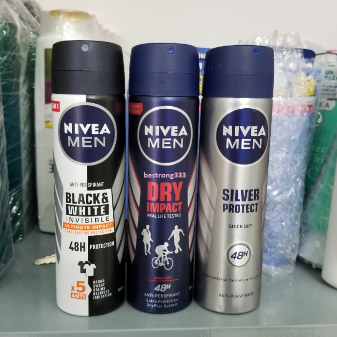 [HCM]Xịt khử mùi Nivea Men đủ loại 150ml