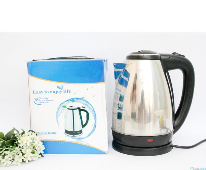 Bình đun nước siêu tốc inox, ấm đun nước, bình siêu tốc 1.8 lit