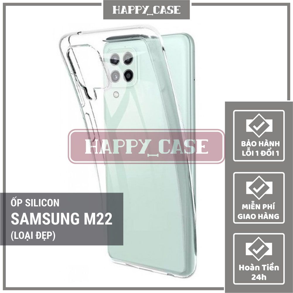 Ốp Lưng Điện Thoại Samsung M22 Thin Transparent Silicon