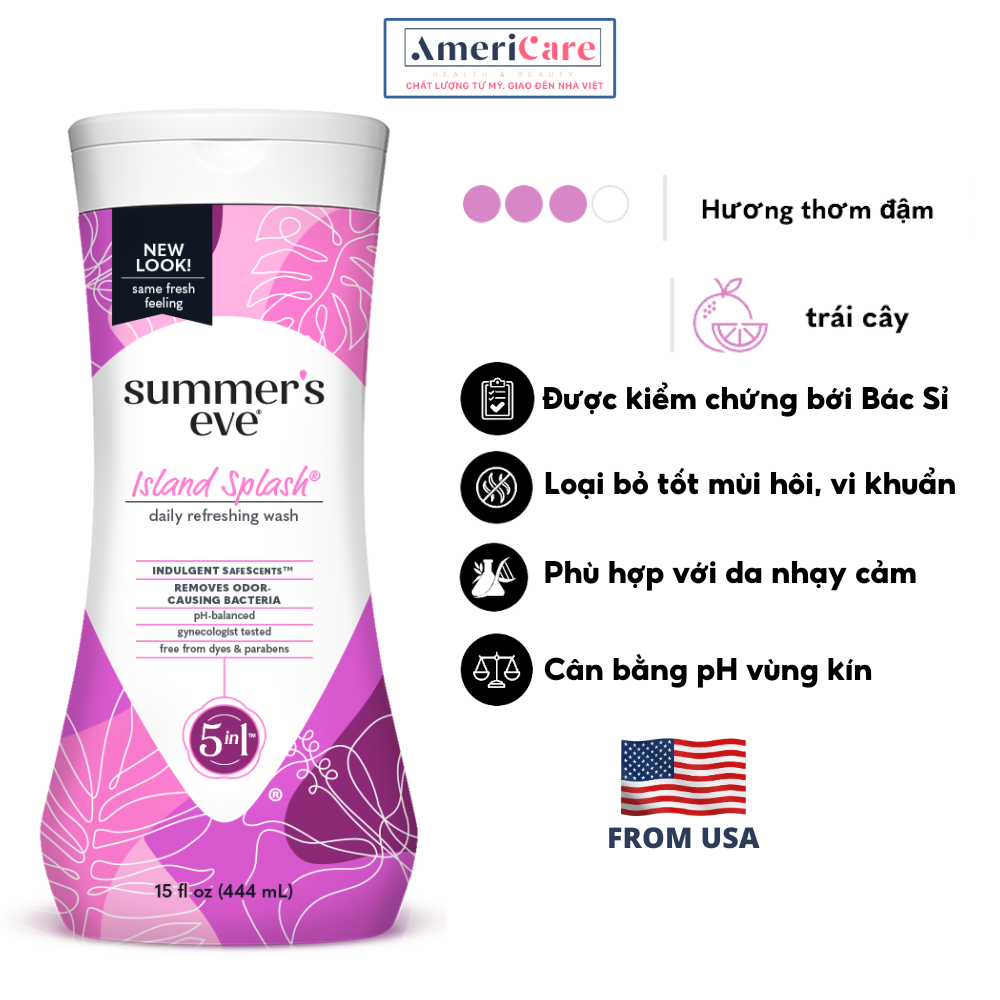 Dung Dịch Vệ Sinh Summer’s Eve Cleansing Wash - Mẫu Mới Nhất