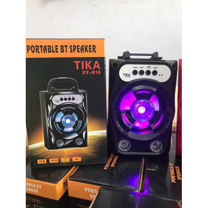 Loa bluetooth Tika Xy-B16 vỏ gỗ