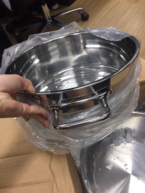 [HCM][ Bảo Hành 2 Năm] Lồng Xửng Inox 430 Size 24Cm Dùng Để Hấp Xôi - Hấp Cá