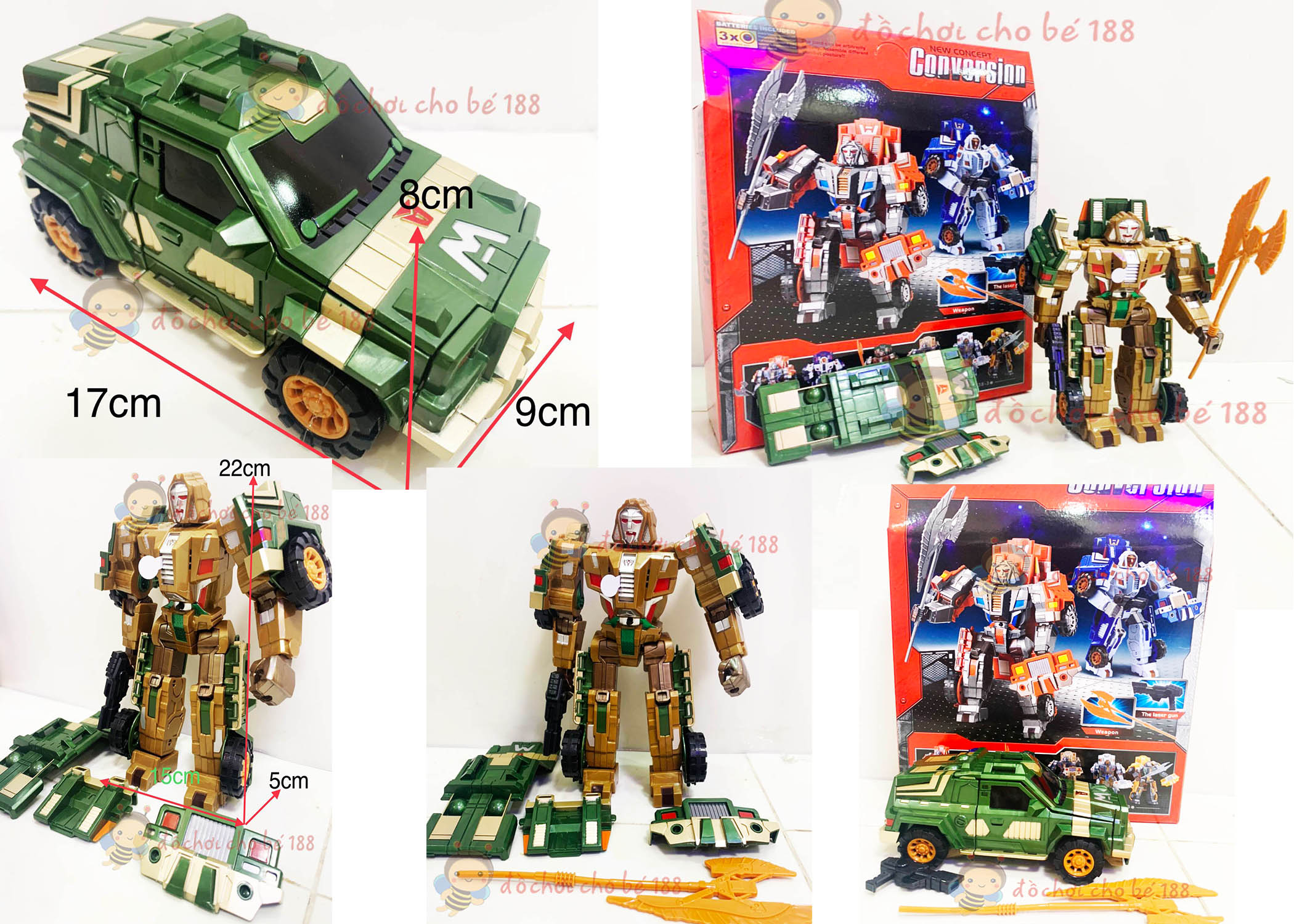 Đồ chơi robot lắp ráp biến hình siêu xe
