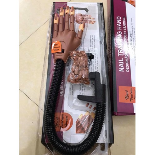 Bàn tay giả học nail 100 móng