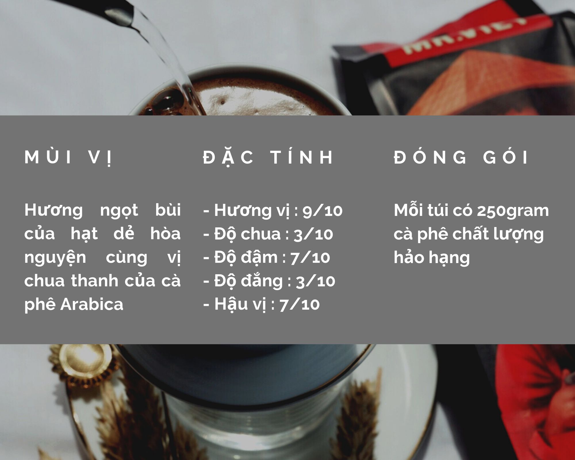 50 GÓI Cà phê Hương Chồn -  MR.VIET  (MR.VIET Chon - Ground Coffee)