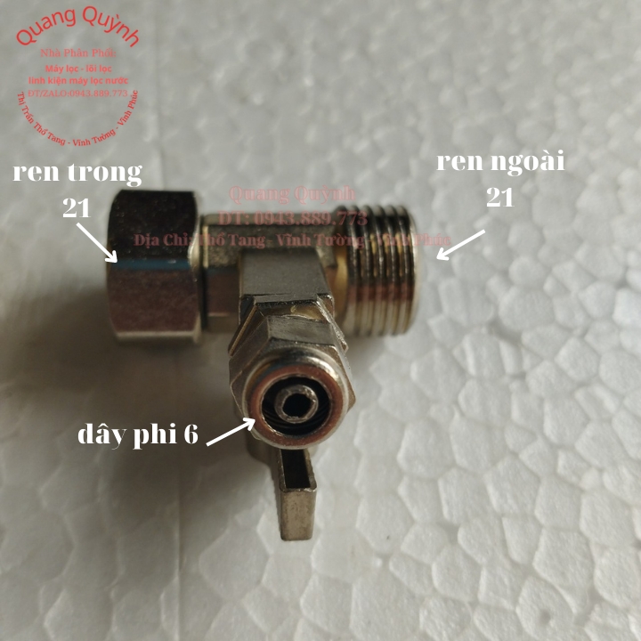 Combo 10 chiếc van chia nước máy lọc nước đúc liền.