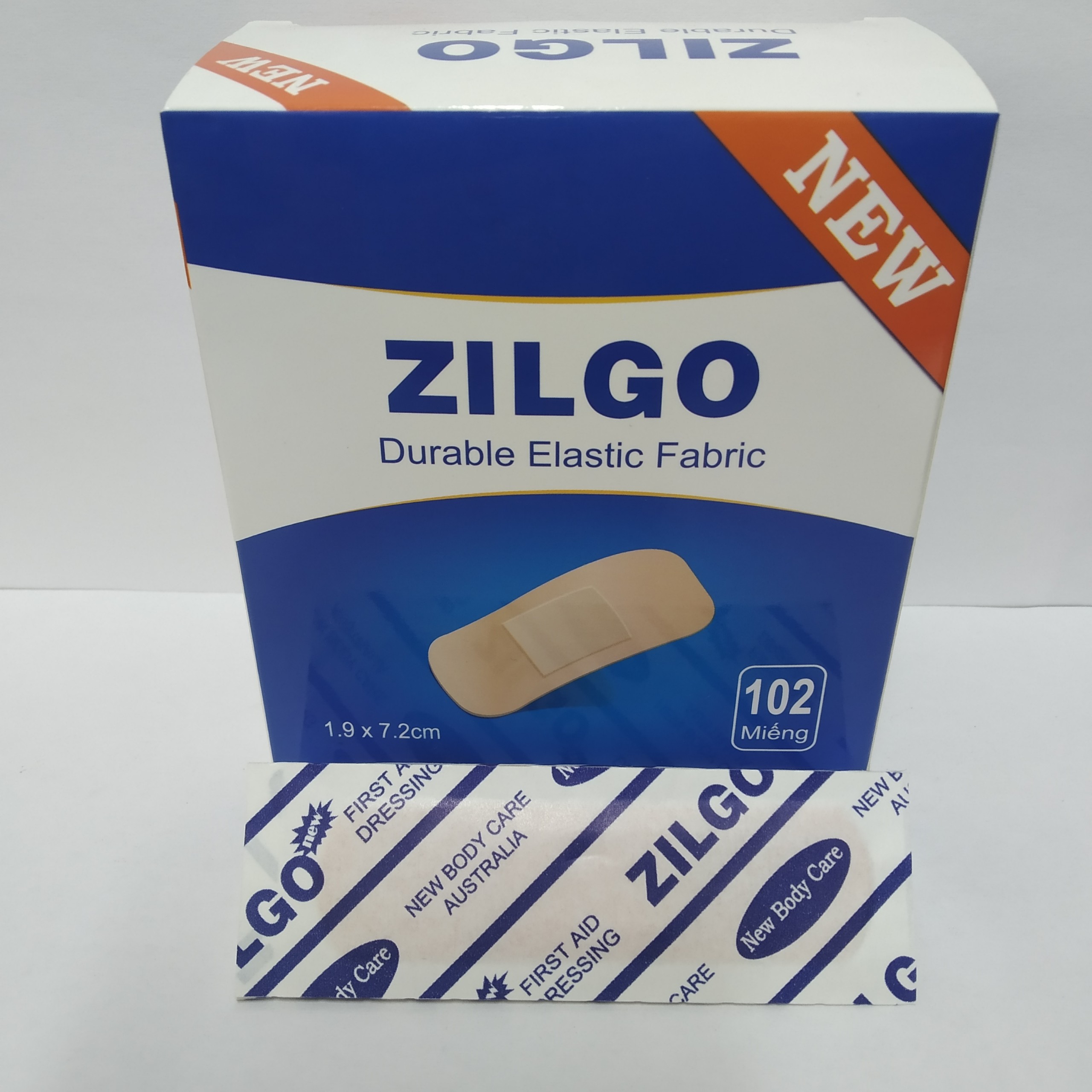 Băng cá nhân ZILGO hộp 102 miếng
