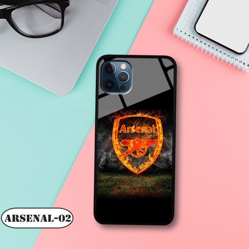 Ốp kính 3D IPHONE 12 Pro - in biểu tượng đội bóng