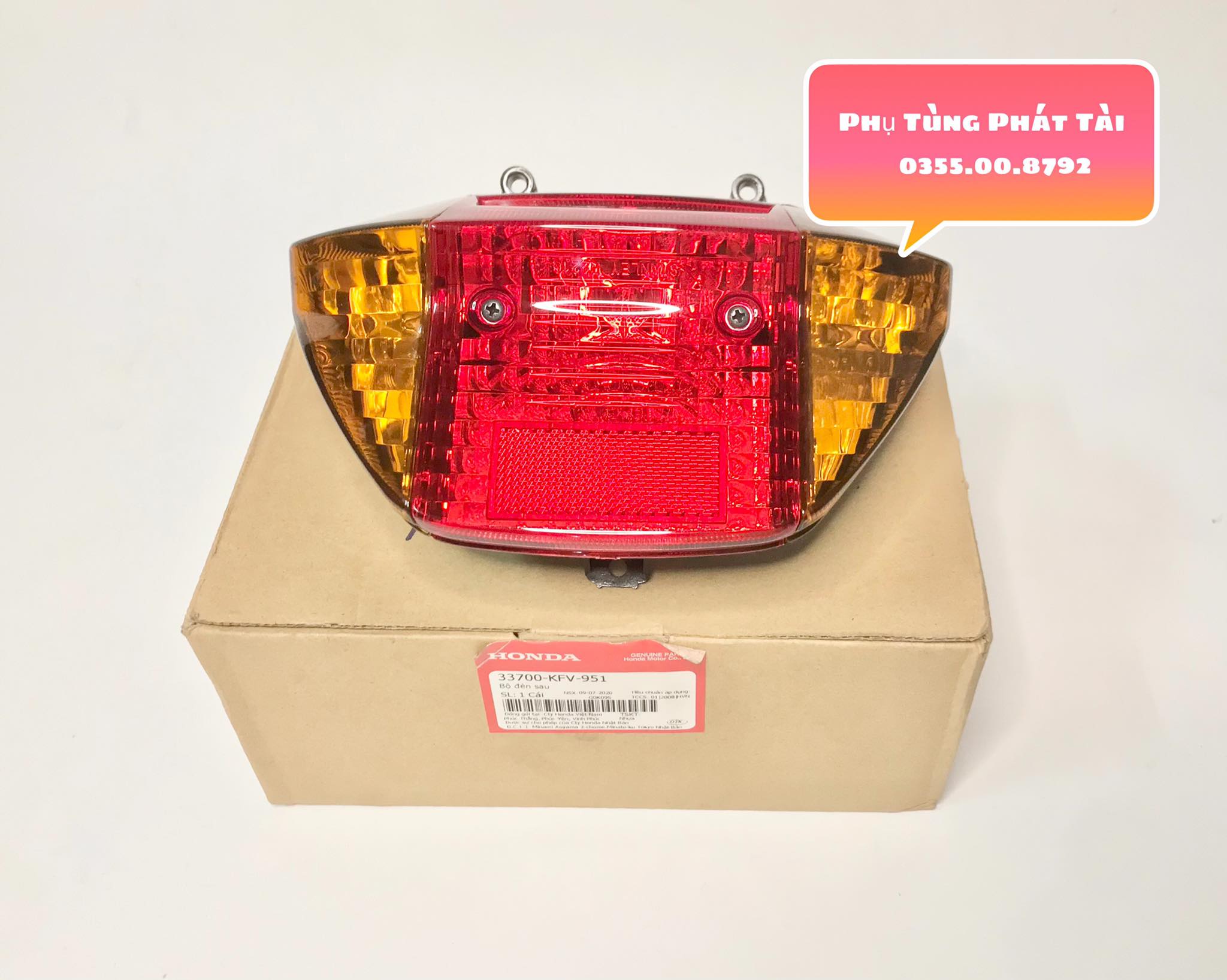 Bộ Đèn Hậu Super Dream Chính Hãng Honda