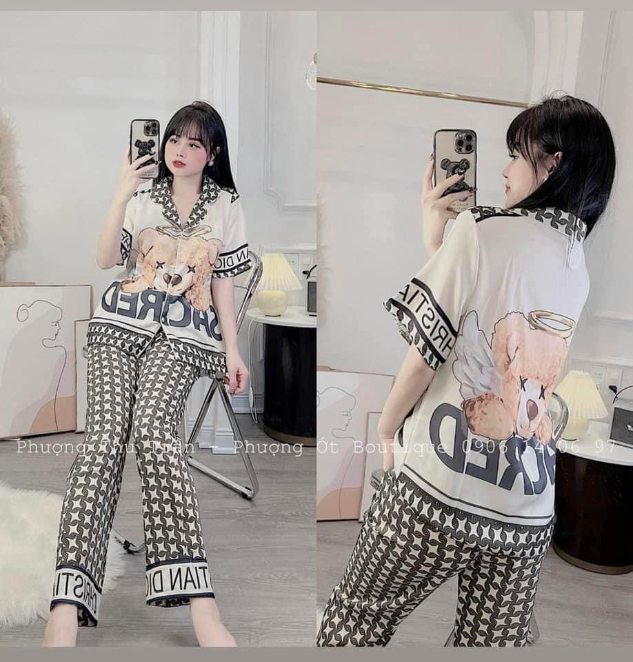 Đồ ngủ  lụa Latin hàng thiết kế cao cấp