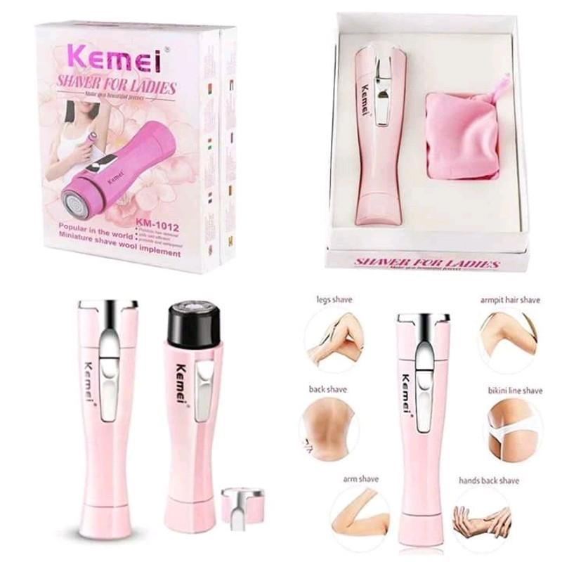 [HCM]Máy Cạo Lông Triệt Lông Nách Mini Kemei KM - 1012