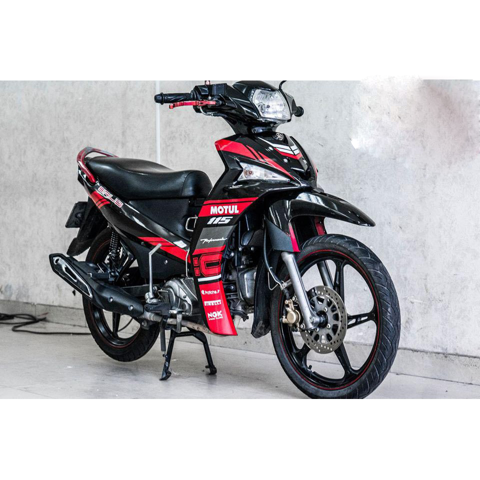 Tem trùm xe sirius fi đỏ đen motul - Độ dán team trùm decal xe máy sirius fi đỏ đen motul - Team trùm decal xe máy sirius rẻ đẹp và chất