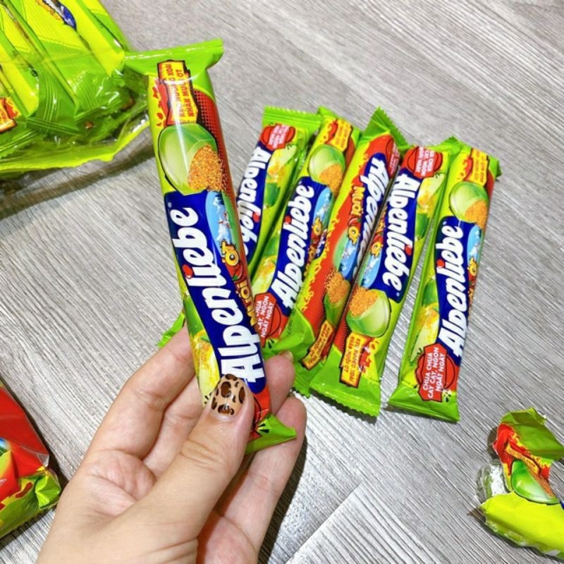 [HÀNG SẴN HCM] 2THỎI KẸO XOÀI MUỐI ỚT ALPENLIEBE
