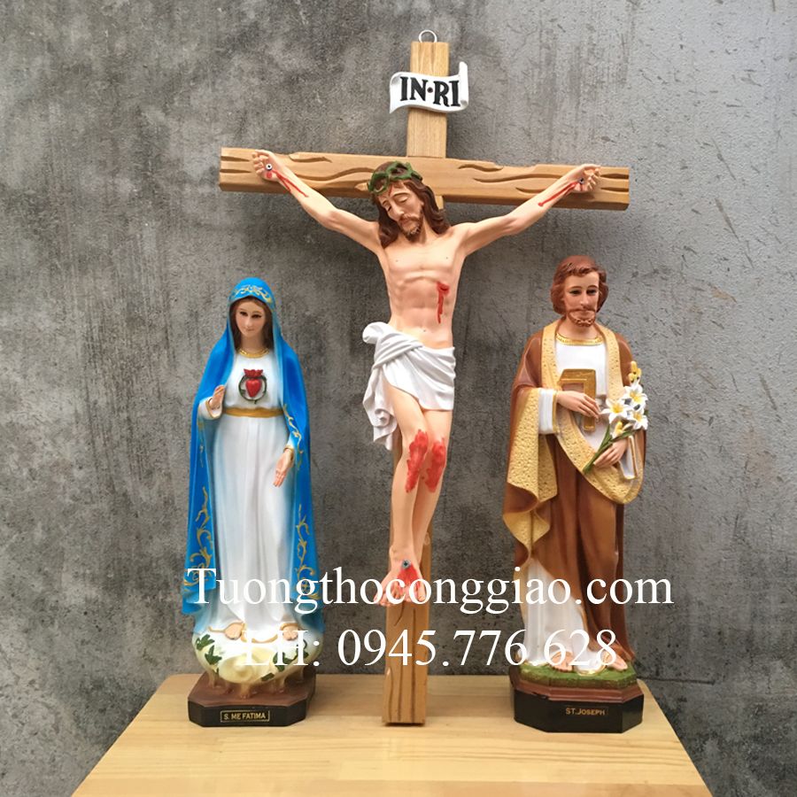 Bộ tượng bàn thờ Công Giáo 50cm