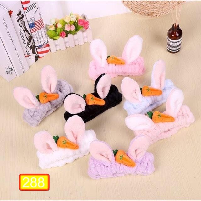 [Hcm]Băng Đô Nữ Cài Tóc 288 Thỏ Cà Rốt Dễ Thương