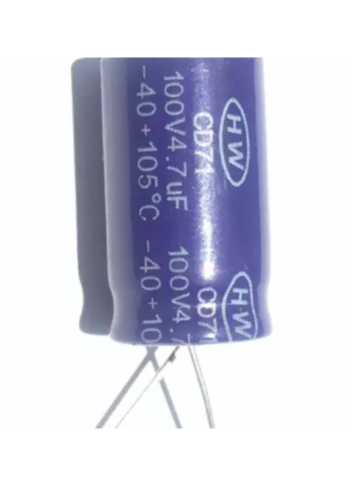 4 Tụ dùng gắn loa trung 4.7mF / 100v