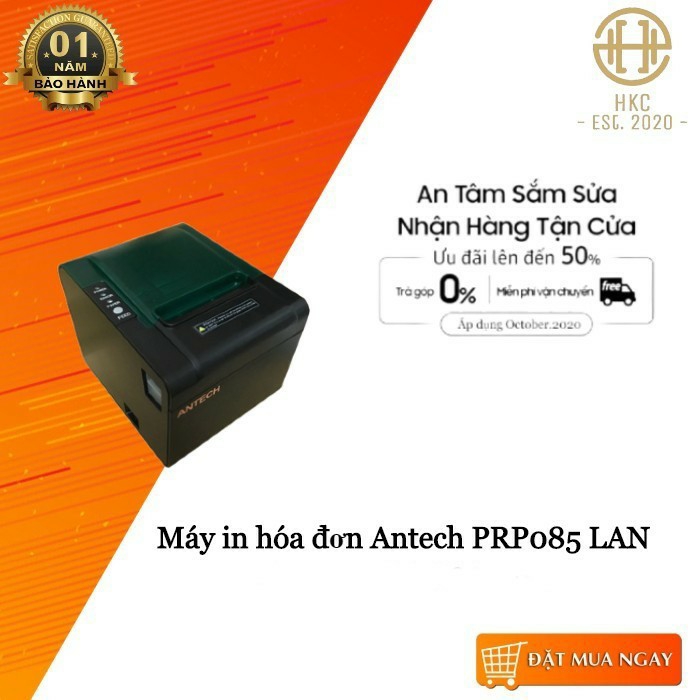 Máy in hóa đơn Antech PRP085 LAN
