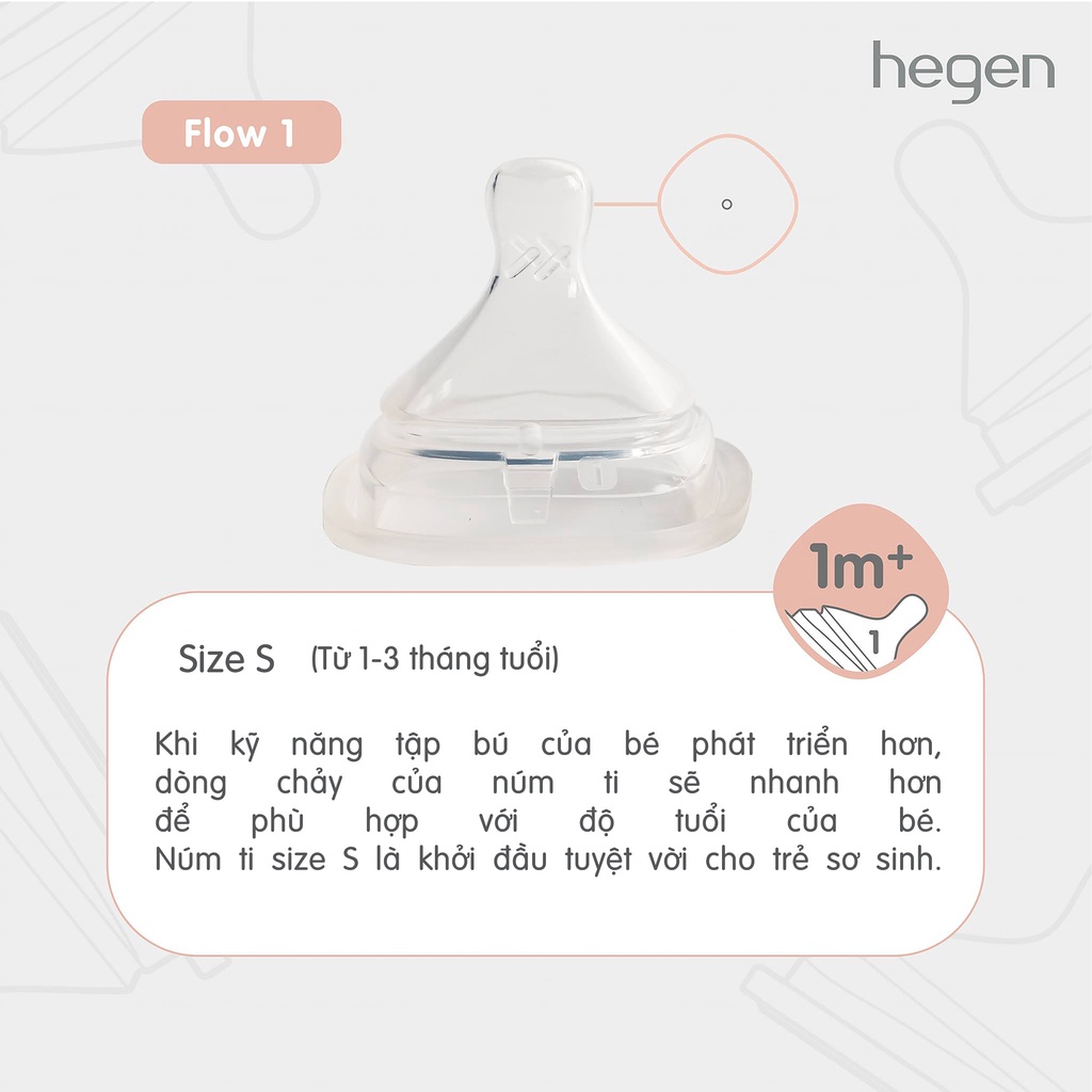 Núm ty Hegen chính hãng đủ size