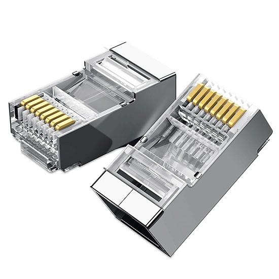 Hạt mạng RJ45 Cat6 Ugreen 20333 (Túi 10 hạt)