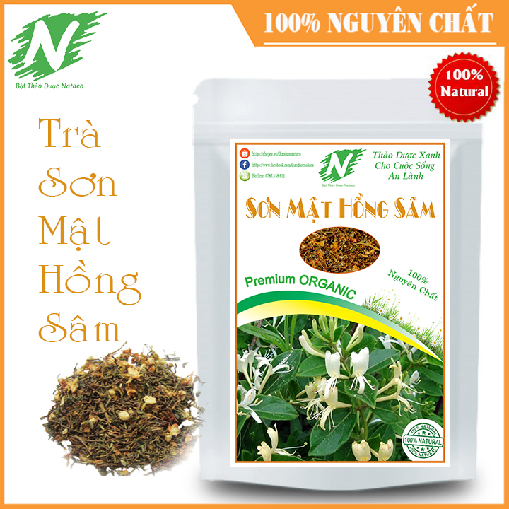 [HCM]Trà Sơn Mật Hồng Sâm 100g