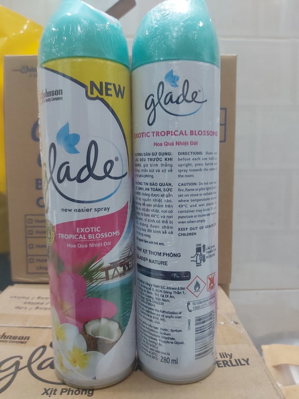 Xịt Phòng Glade Hoa Quả Nhiệt Đới 280ml