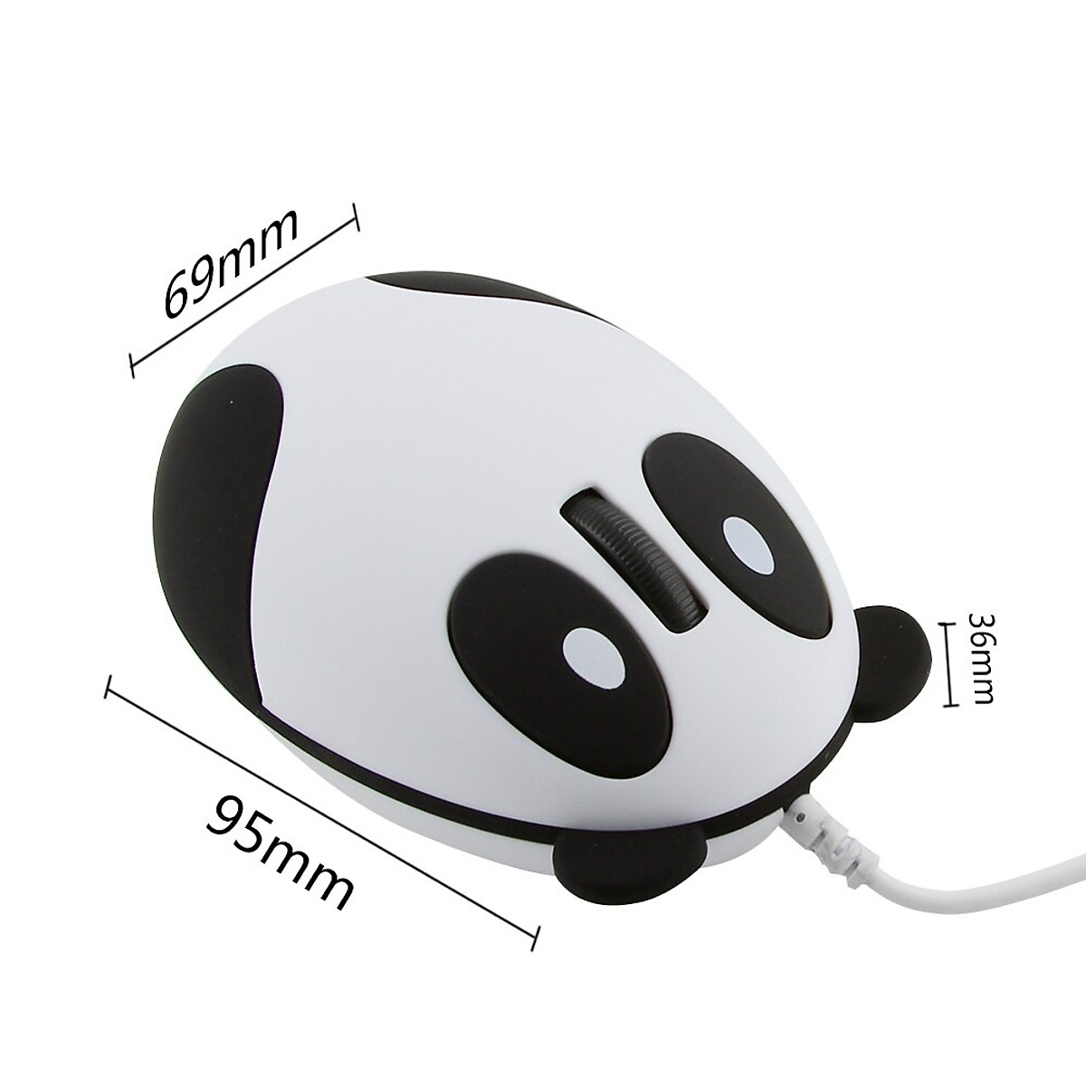 [Có Bảo Hành] Chuột có dây mini Panda Mouse