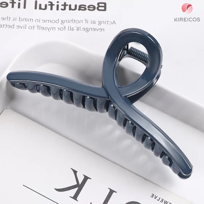 [HCM]Kẹp Tóc Gấp Tóc Nhựa Chéo Phong cách Retro Hàn Quốc