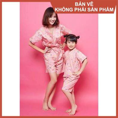 Rập giấy yukata cho mẹ