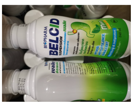 Chai siro dạ dày BELCID SUSPENSION Thái Lan 240ml (Mẫu mới)
