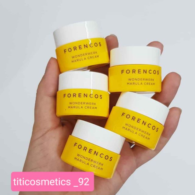 [HCM]KEM FORENCOS mini WONDERWERK MARULA (màu vàng- kem ĐÊM)