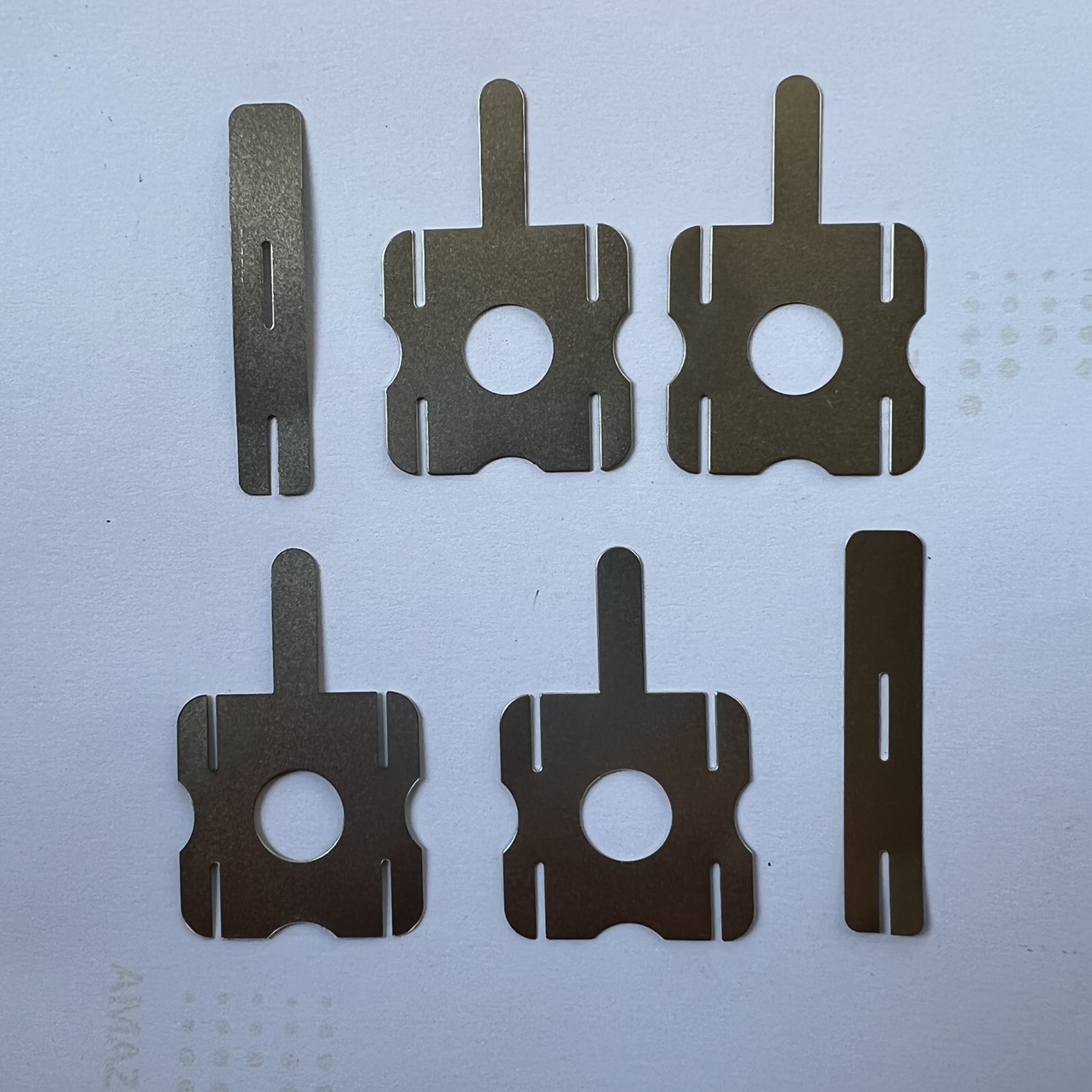 Bộ kẽm hàn cell pin 18650 kẽm vuông và kẽm dài 6 món