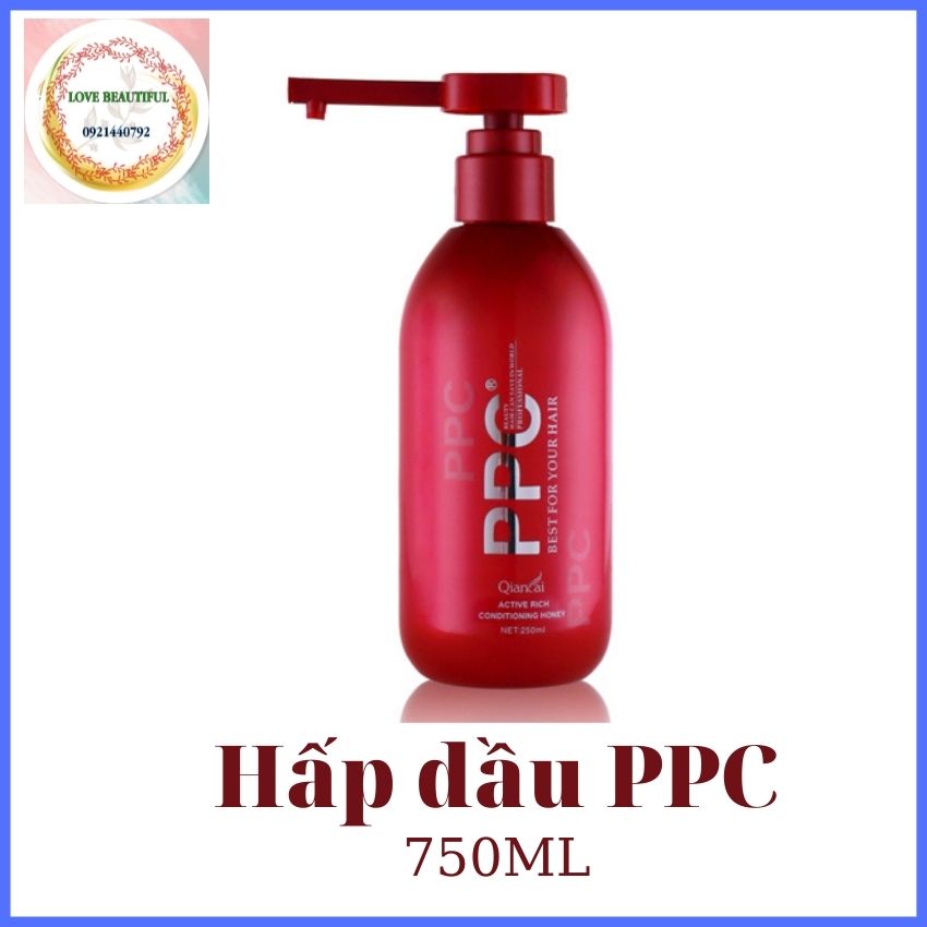[FREESHIP MAX] Hấp dầu phục hồi tóc hư tổn Keratin PPC Repair 750ml, mềm mượt_LOVE BEAUTIFUL