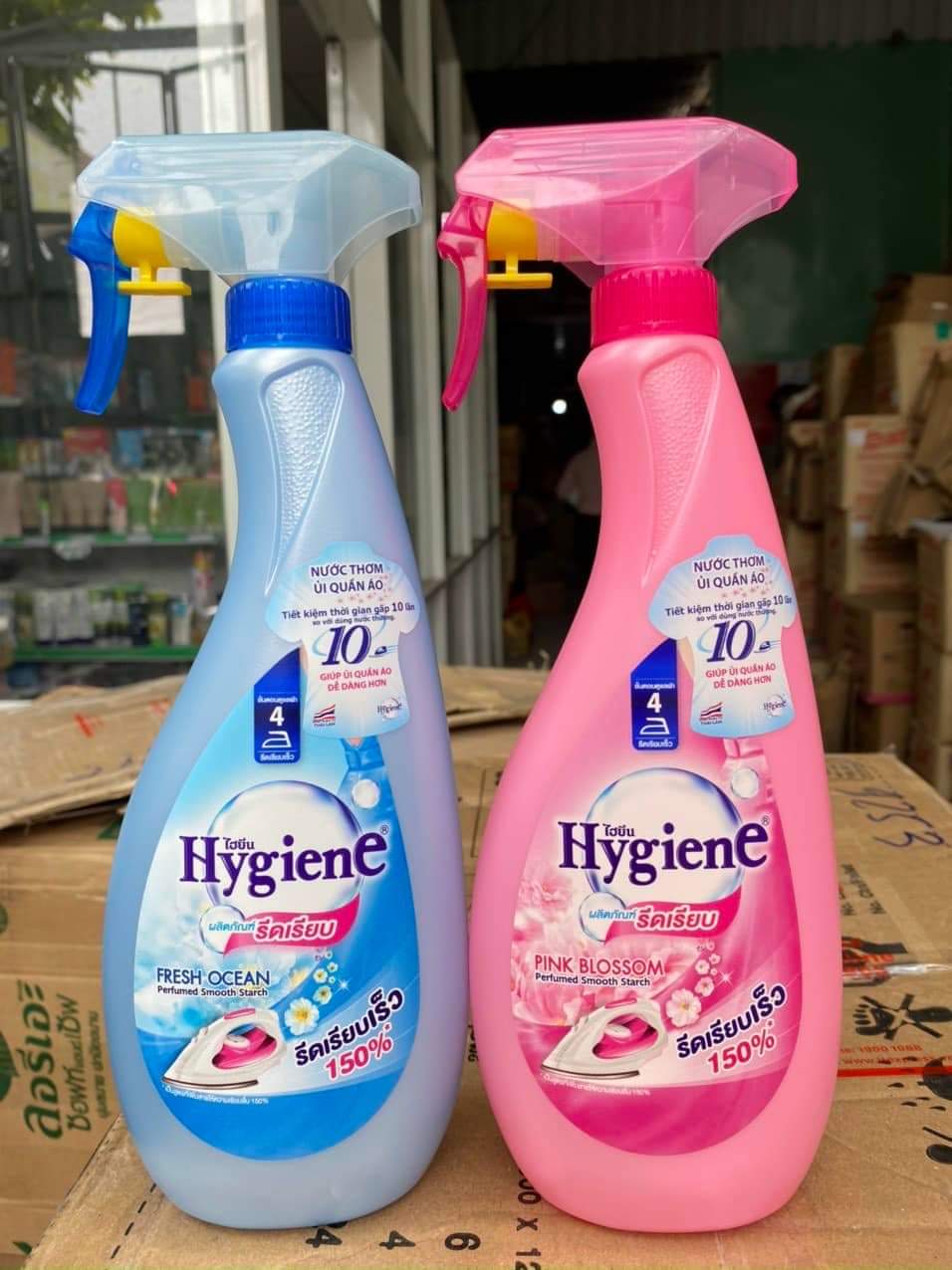 Nước Xịt Ủi Thơm Quần Áo Hygiene 550ml
