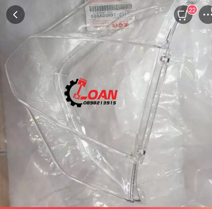 Kính đèn lái xbike - mica đèn hậu xbike 125